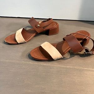 Joie Two Tone Strappy Sandals